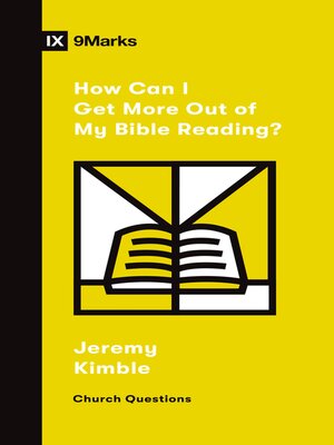 cover image of How Can I Get More Out of My Bible Reading?